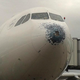 Illustration for article titled An Airbus A330 Recently Flew Into A Hailstorm -- And This Is The Result